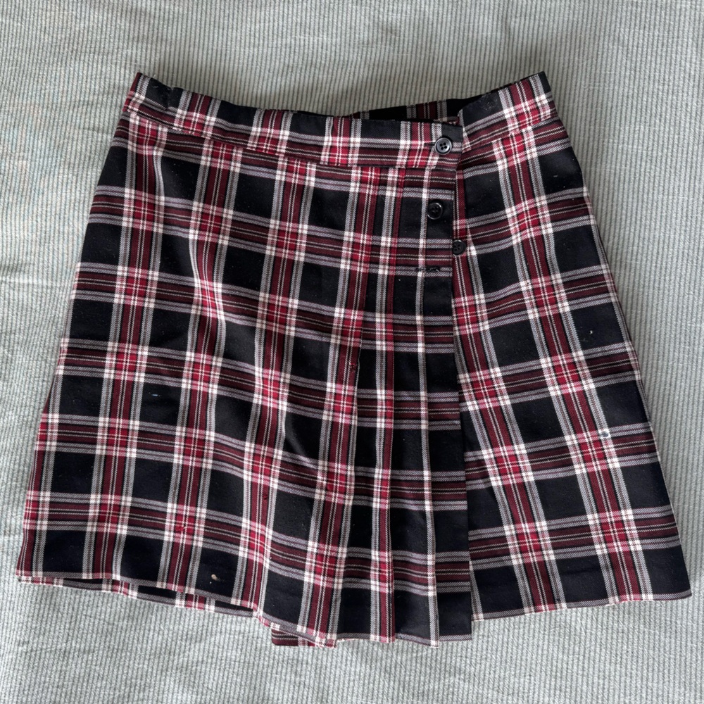 Vintage TM brand plaid skort